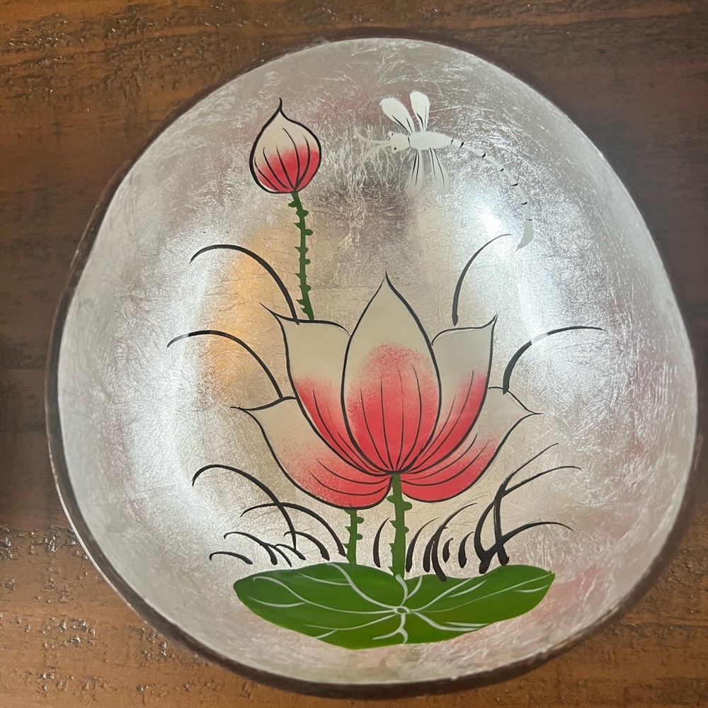 Beautiful handmade coconut bowl